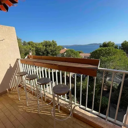 Vue Mer, 2 Min A Pied De La Hyères